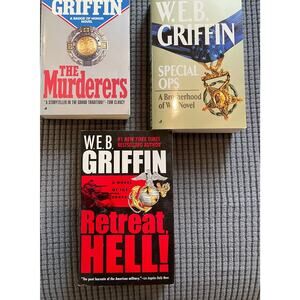 3 W.E.B. Griffin Paperback Books